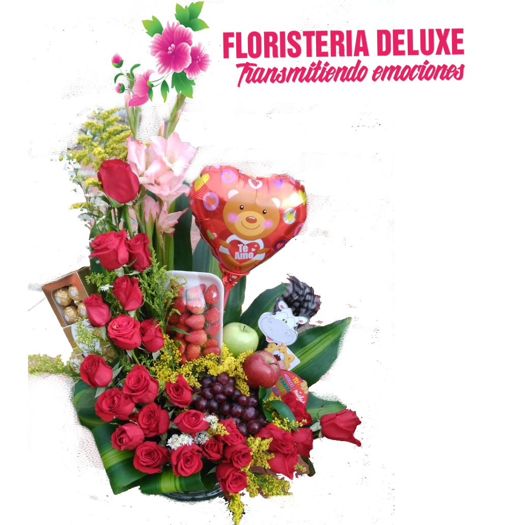 Media Luna con Fruta - Floristeria Deluxe