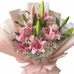 Ramillete lirios de amor