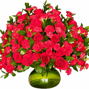 Jardín rojo